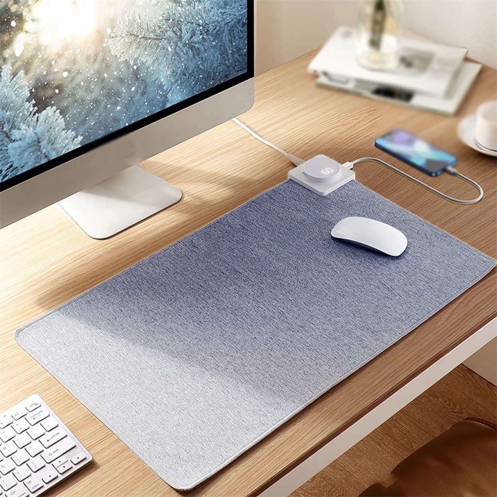 Waterproof Heated Desk Mat With Temperature Display