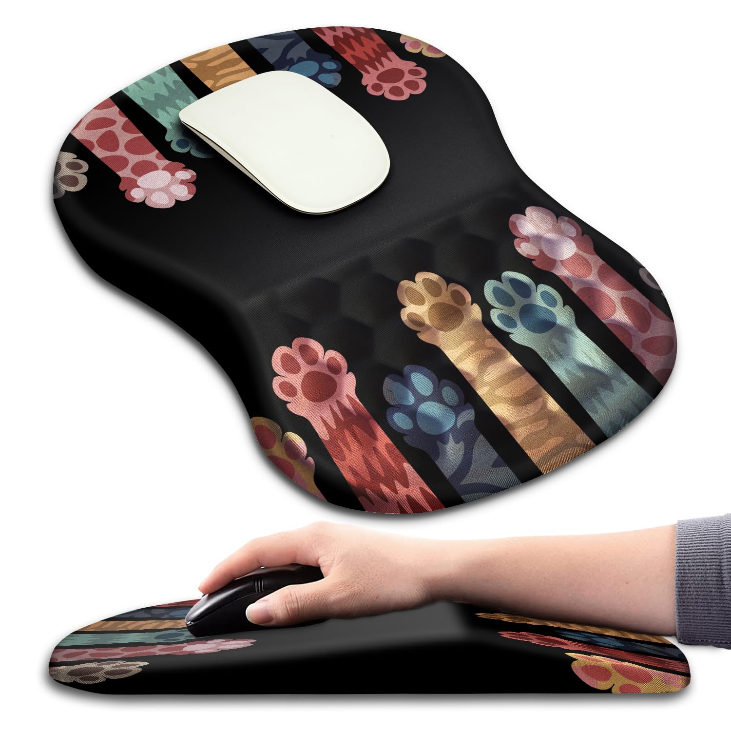 Ergonomic Mouse Pad With Wrist Support