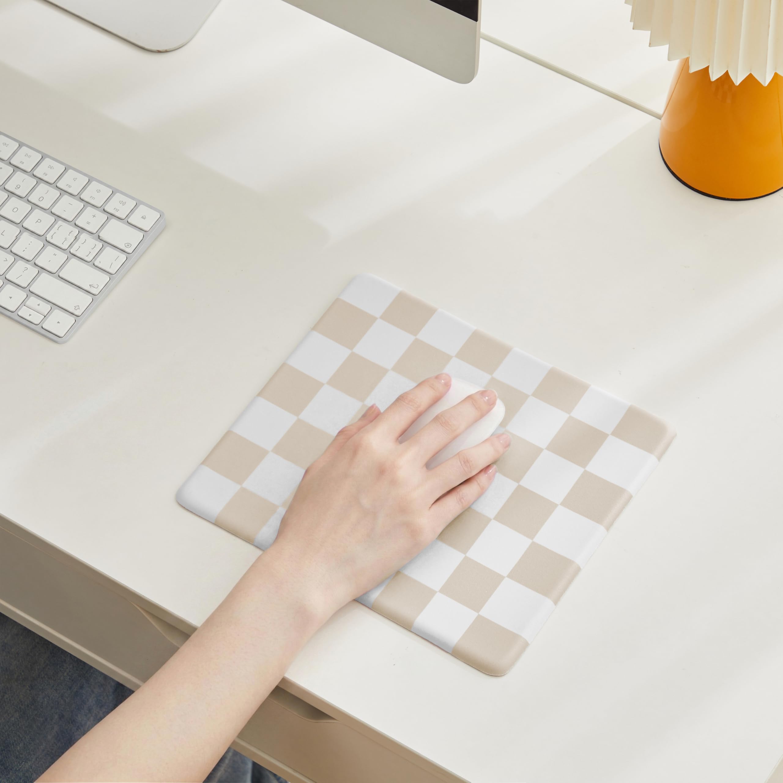 Checkered Silicone Mouse Pad