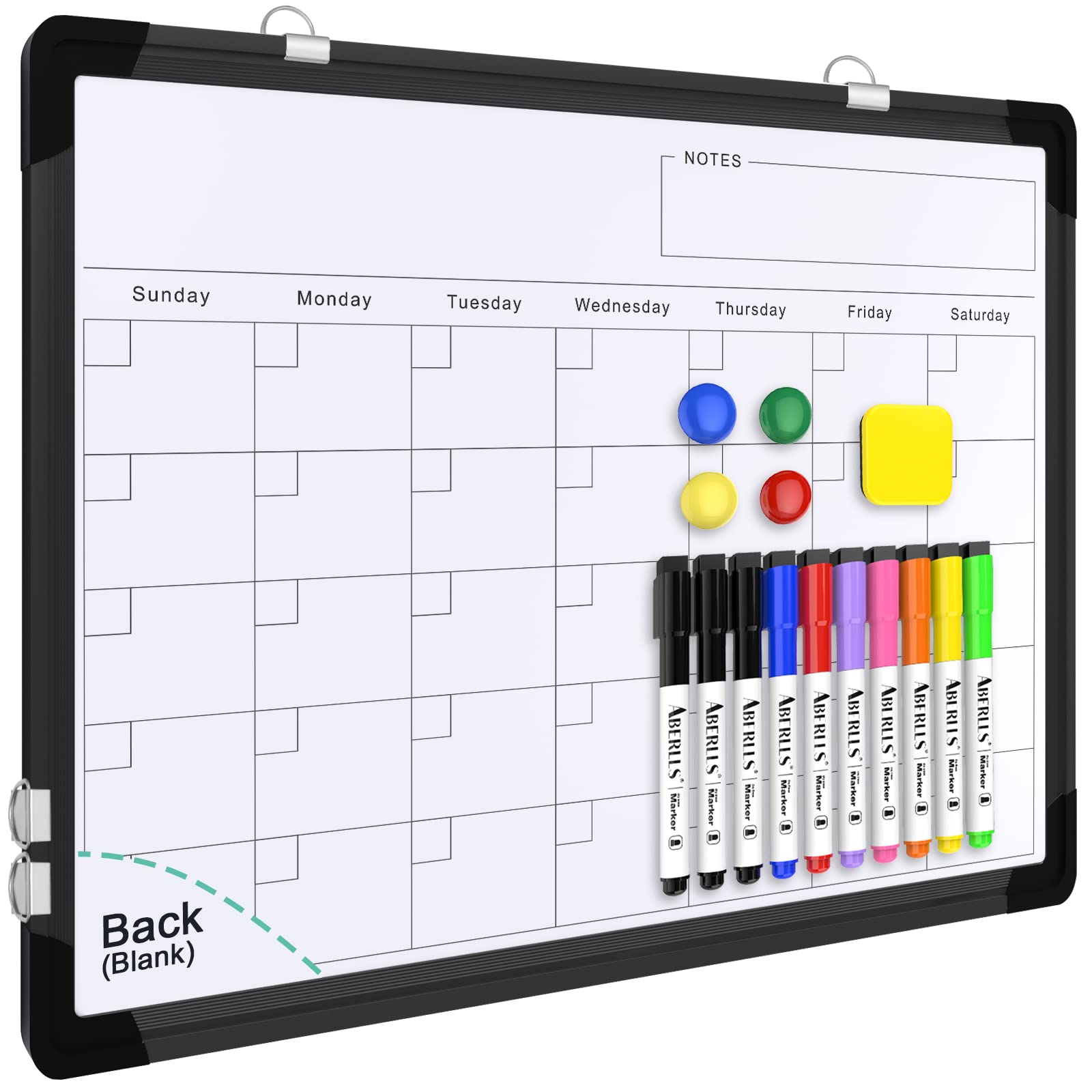 Magnetic Dry Erase Monthly Planner Whiteboard