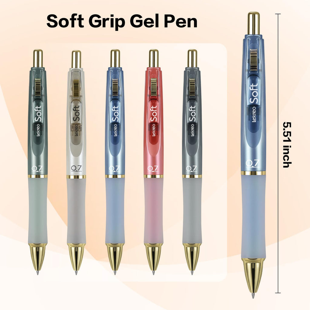 Retractable Gel Ink Pens With Refills