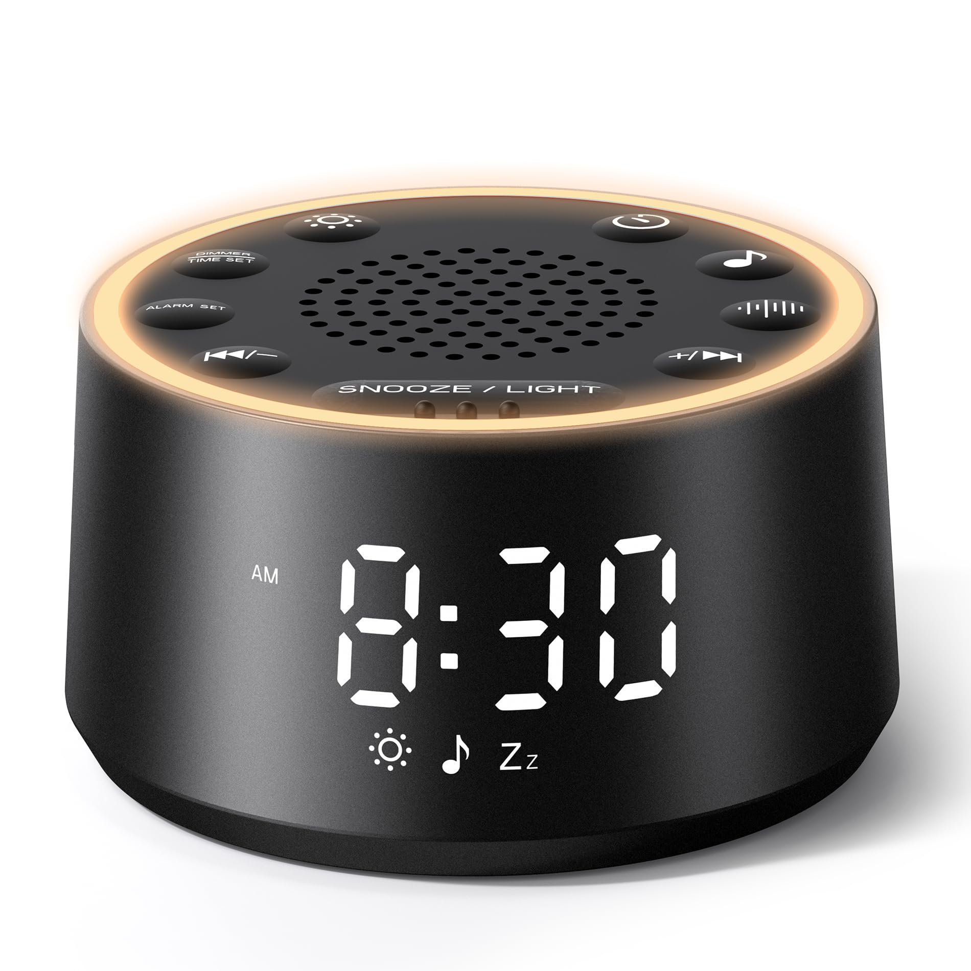 White Noise Alarm Clock With Soothing Sounds