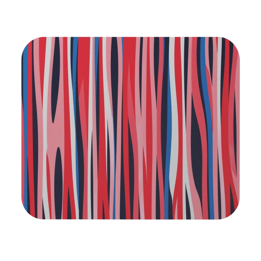 Abstract Wave Pattern Mouse Pad