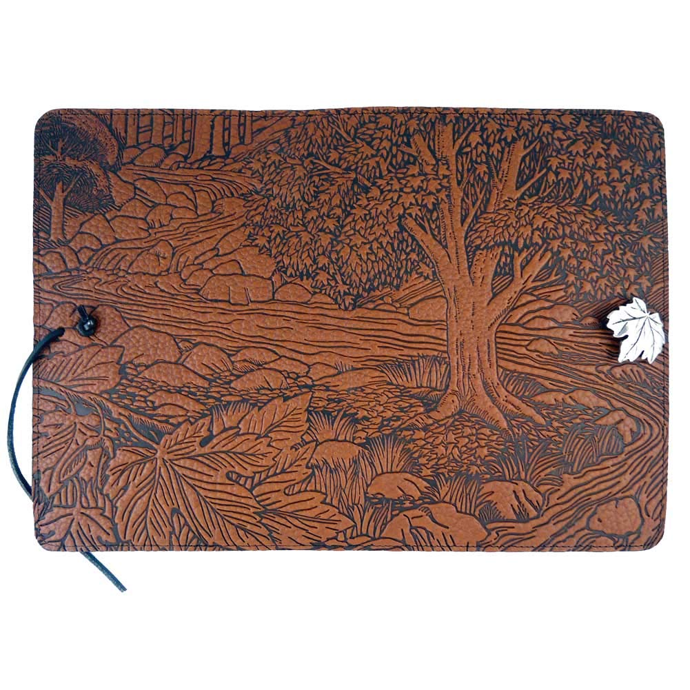 Embossed Leather Writing Journal Cover