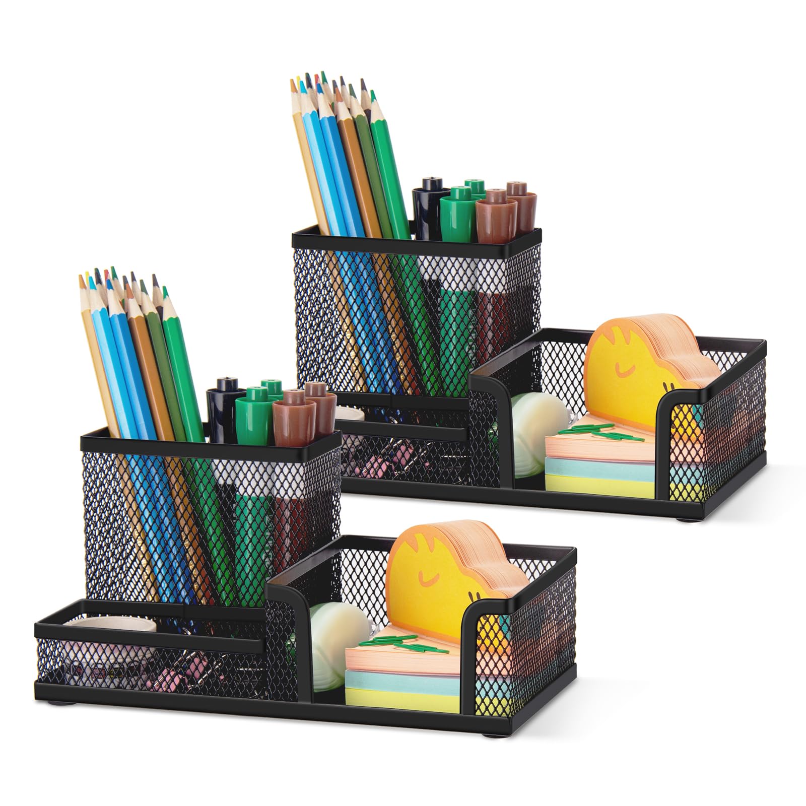 Comix Mesh Pencil Holders and Desk Organizer