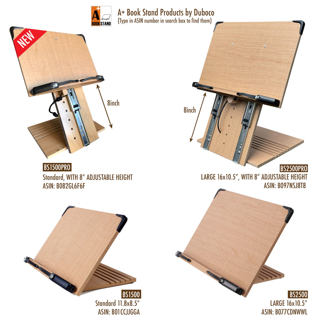 Adjustable Ergonomic Book Stand For Reading