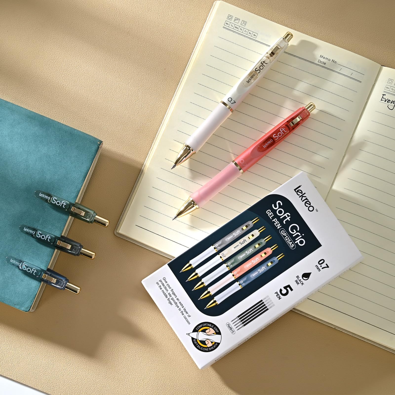 Retractable Gel Ink Pens With Refills