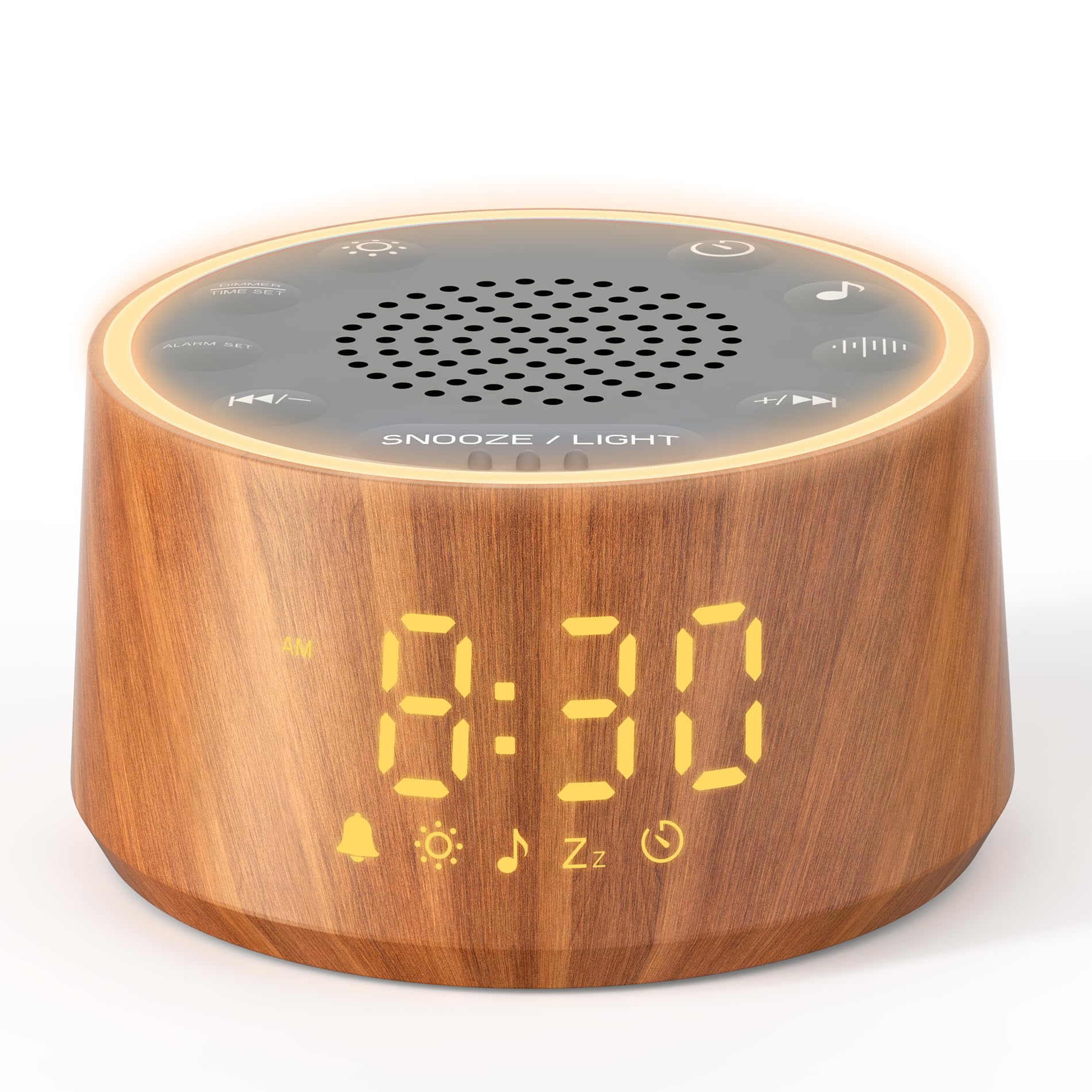 White Noise Alarm Clock With Soothing Sounds