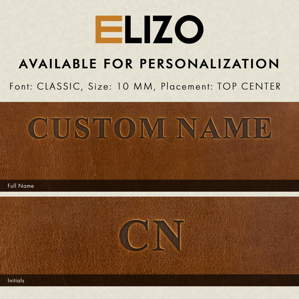 ELIZO Genuine Leather Desk Pad Leather Desk Mat