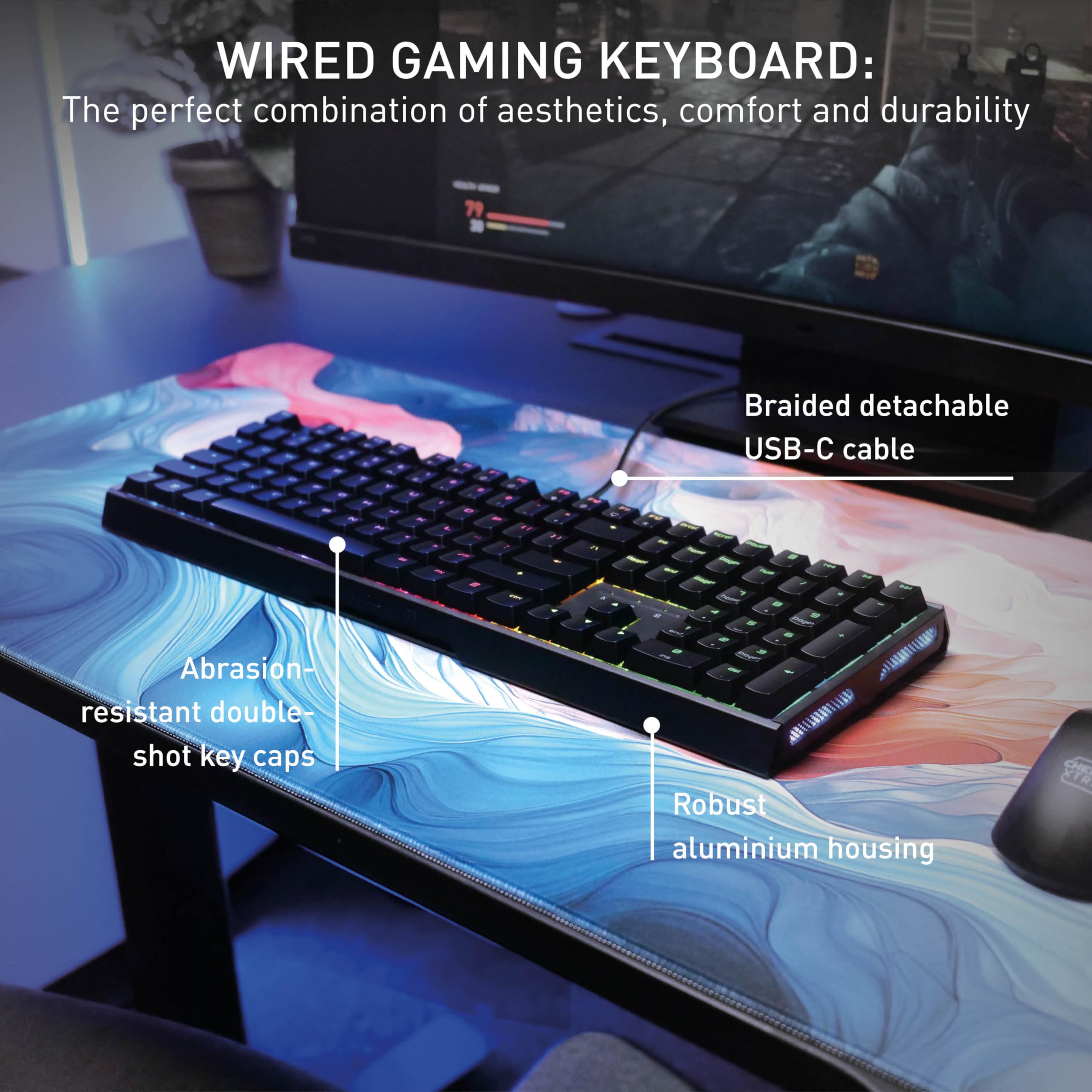Mechanical Gaming Keyboard With MX2A Switches