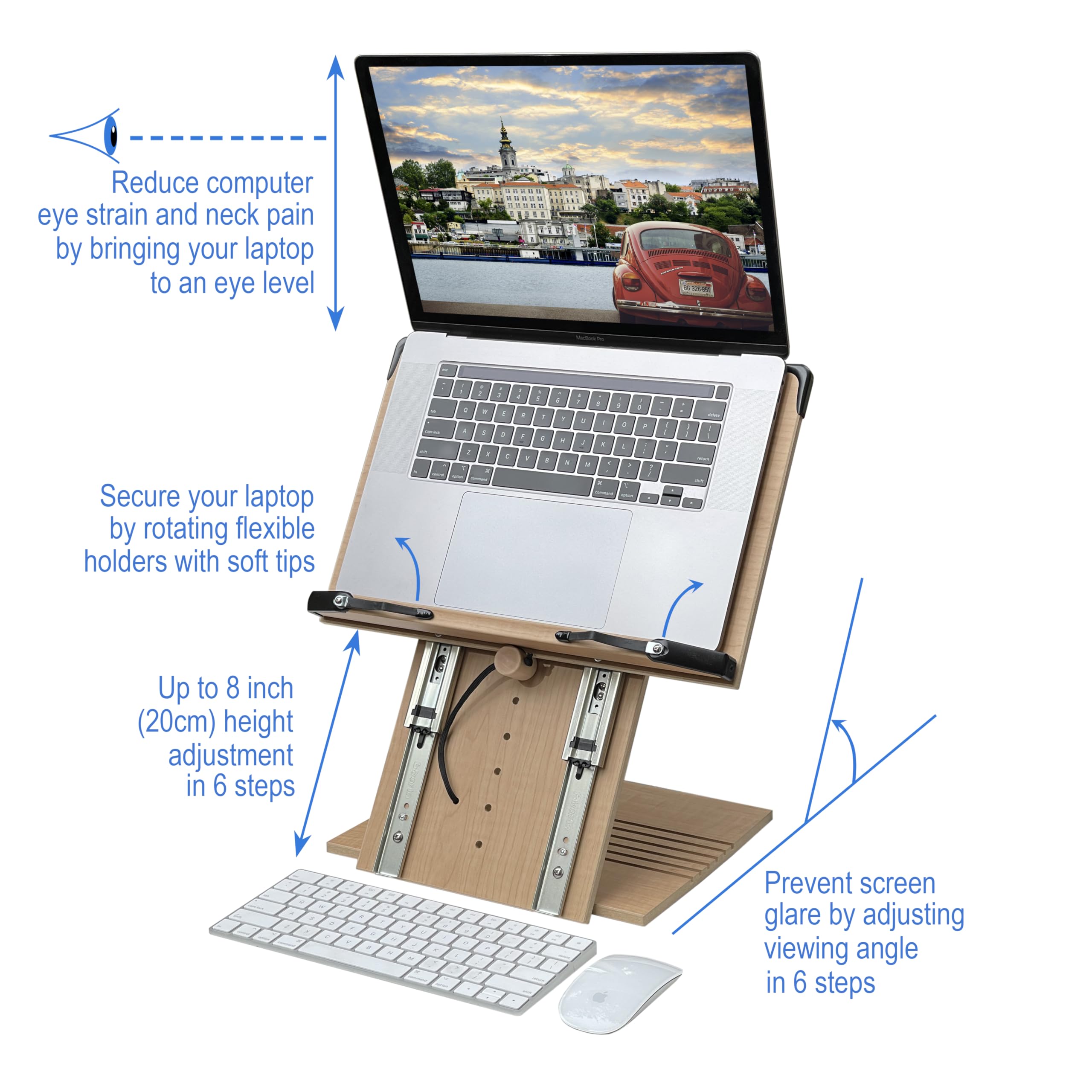 Adjustable Ergonomic Book Stand For Reading