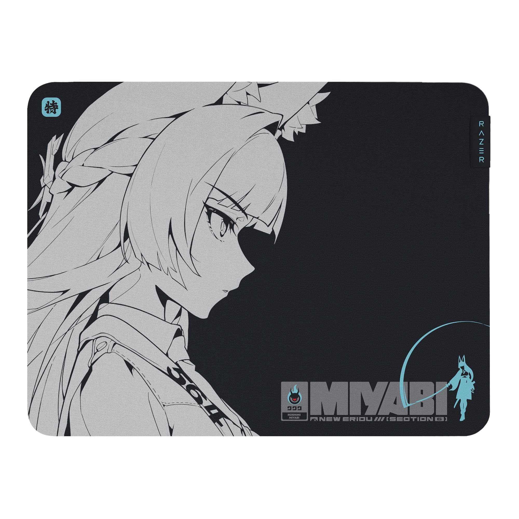 Non-Slip Gaming Mouse Pad In Classic Black