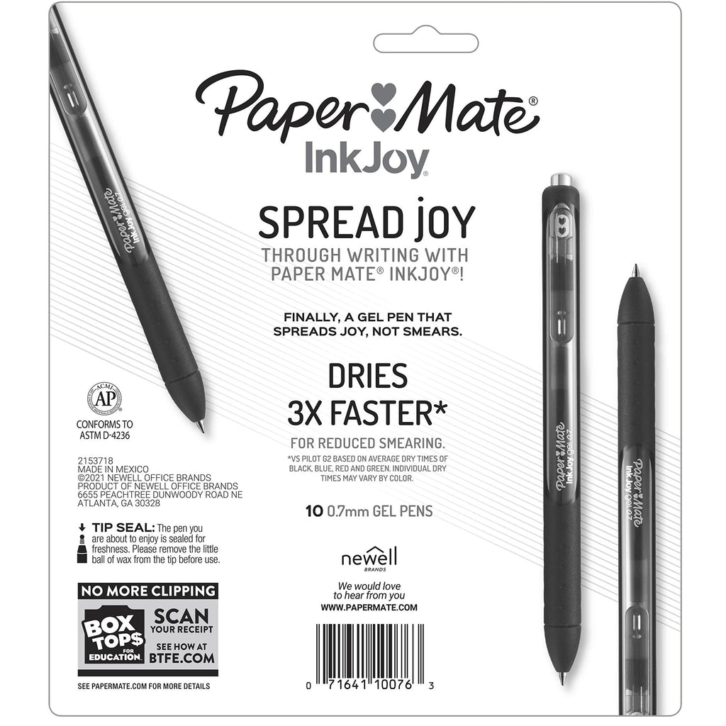 Fast Dry Black Gel Pen Set