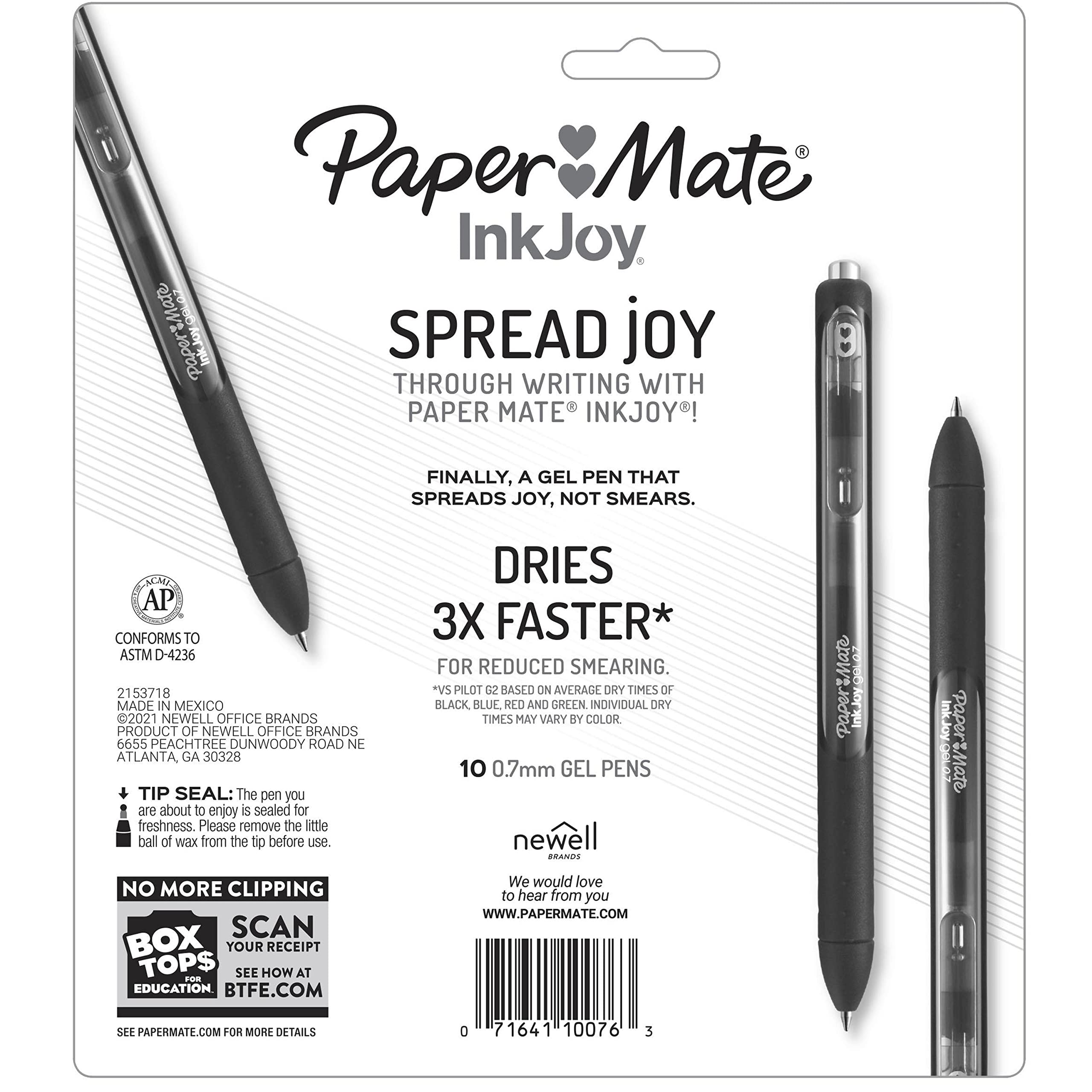Fast Dry Black Gel Pen Set