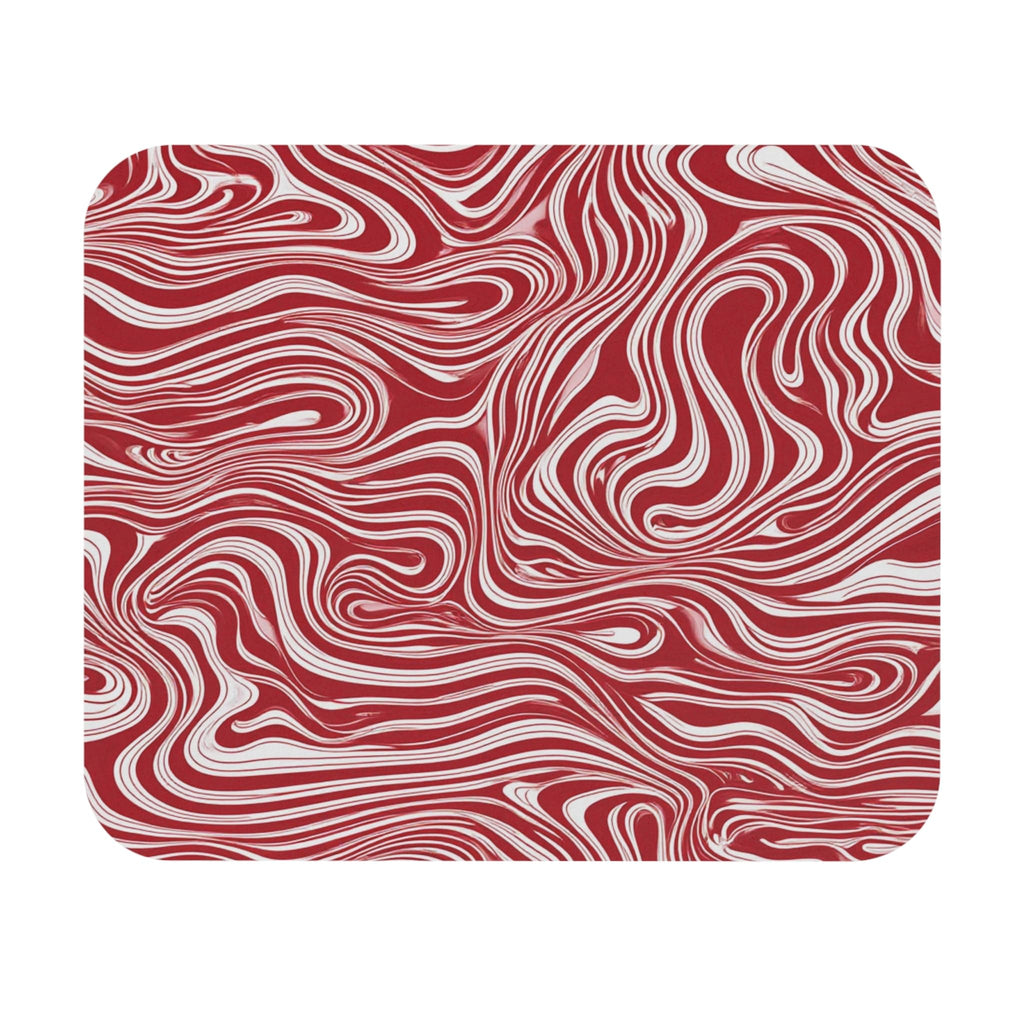 Abstract Wave Pattern Mouse Pad