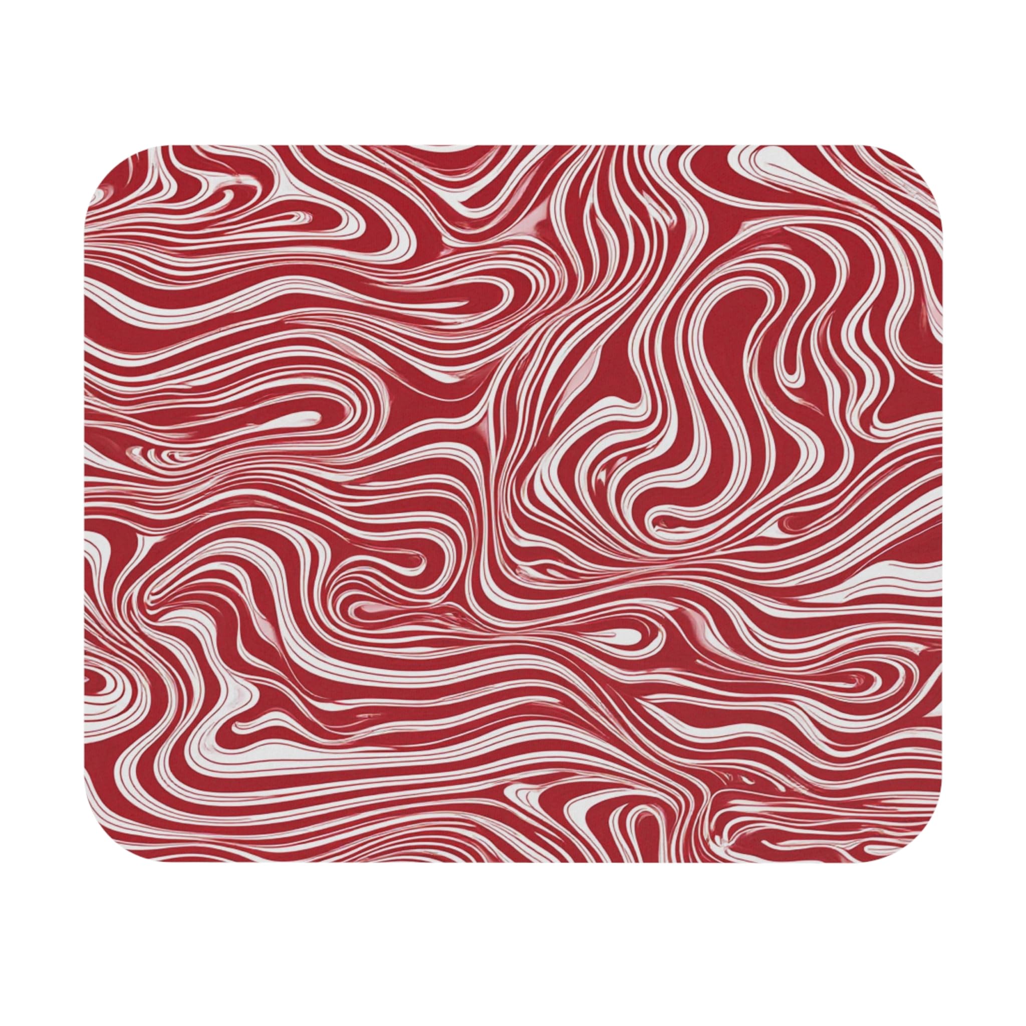 Abstract Wave Pattern Mouse Pad
