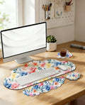 Large Ergonomic Mouse Pad And Wrist Rest Set