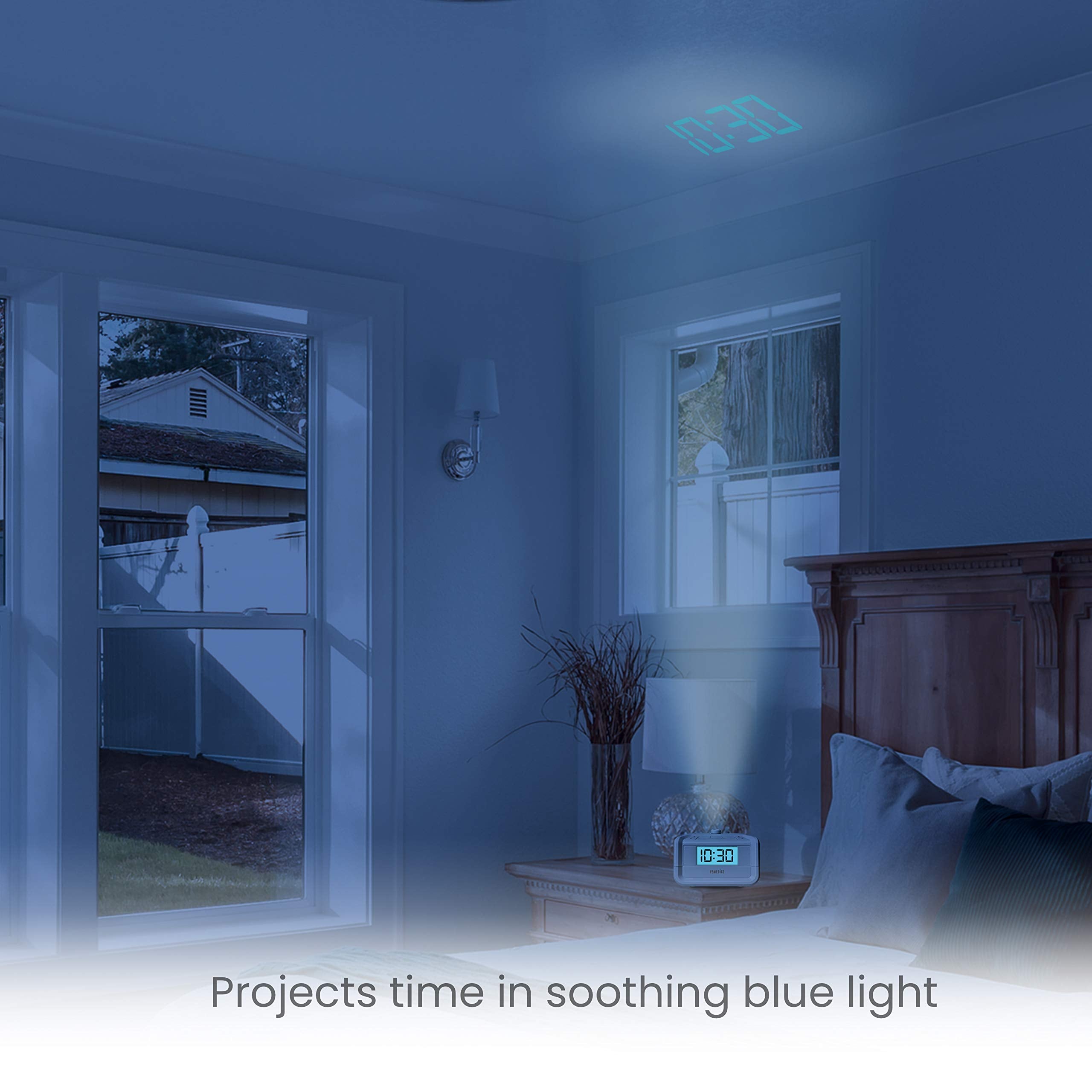 Digital FM Alarm Clock With Nature Sounds