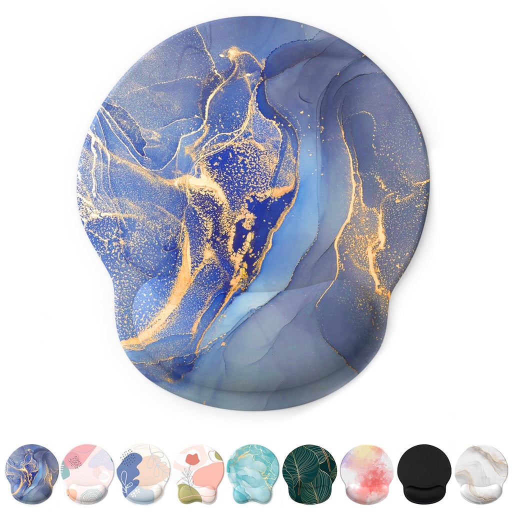 Mouse Pad With Gel Wrist Support