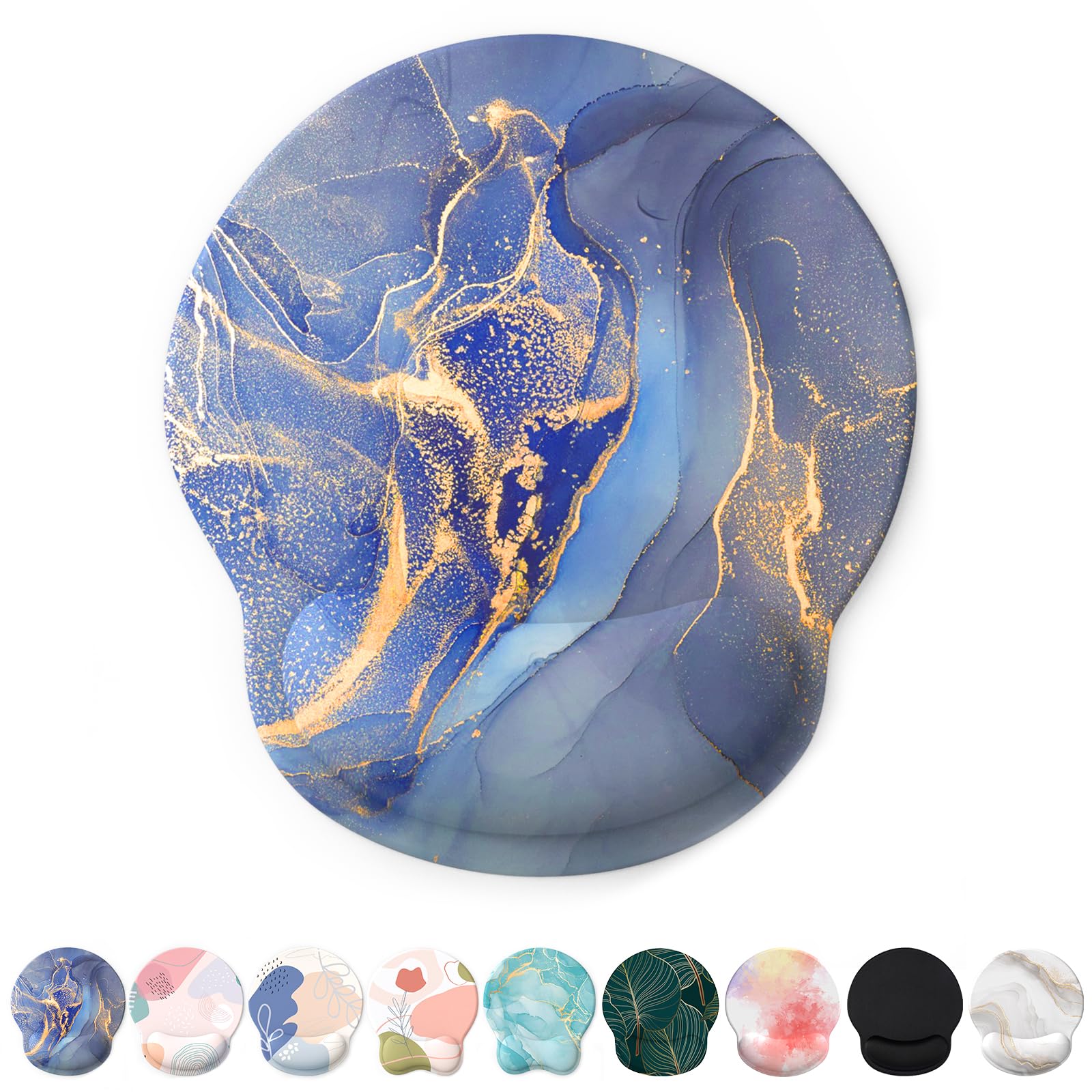 Mouse Pad With Gel Wrist Support
