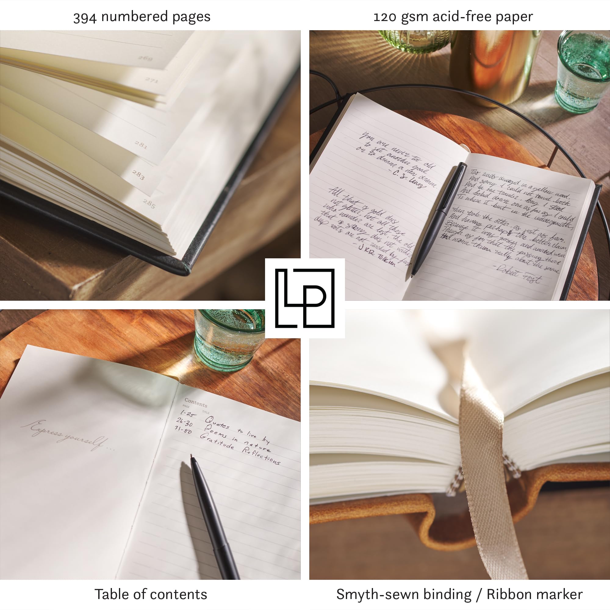 Full Grain Leather Journal Notebook