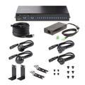 16-Port Industrial USB Hub With Power Adapter
