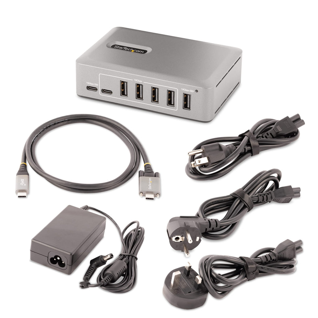 10-Port USB-C Hub With 65W Power Supply