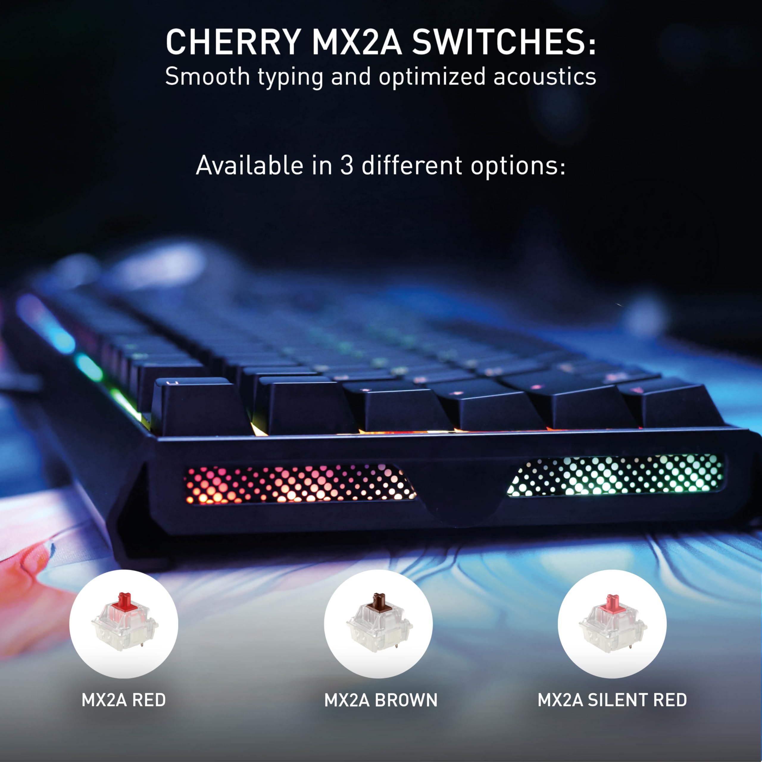 Mechanical Gaming Keyboard With MX2A Switches