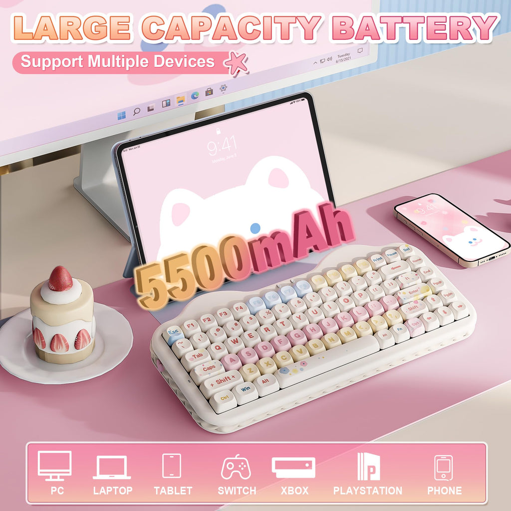 75% Wireless Mechanical Keyboard With RGB