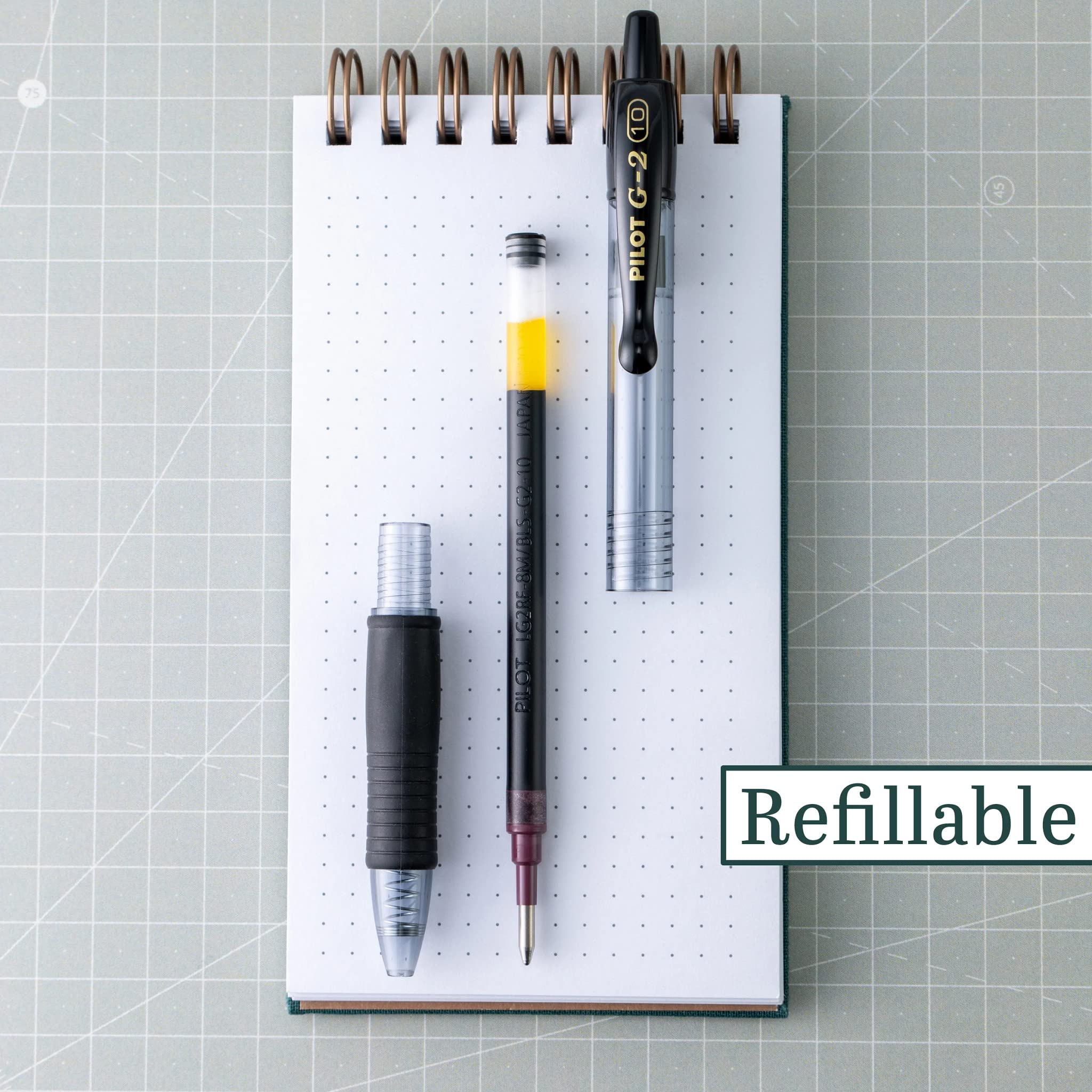Refillable Retractable Gel Pen Set