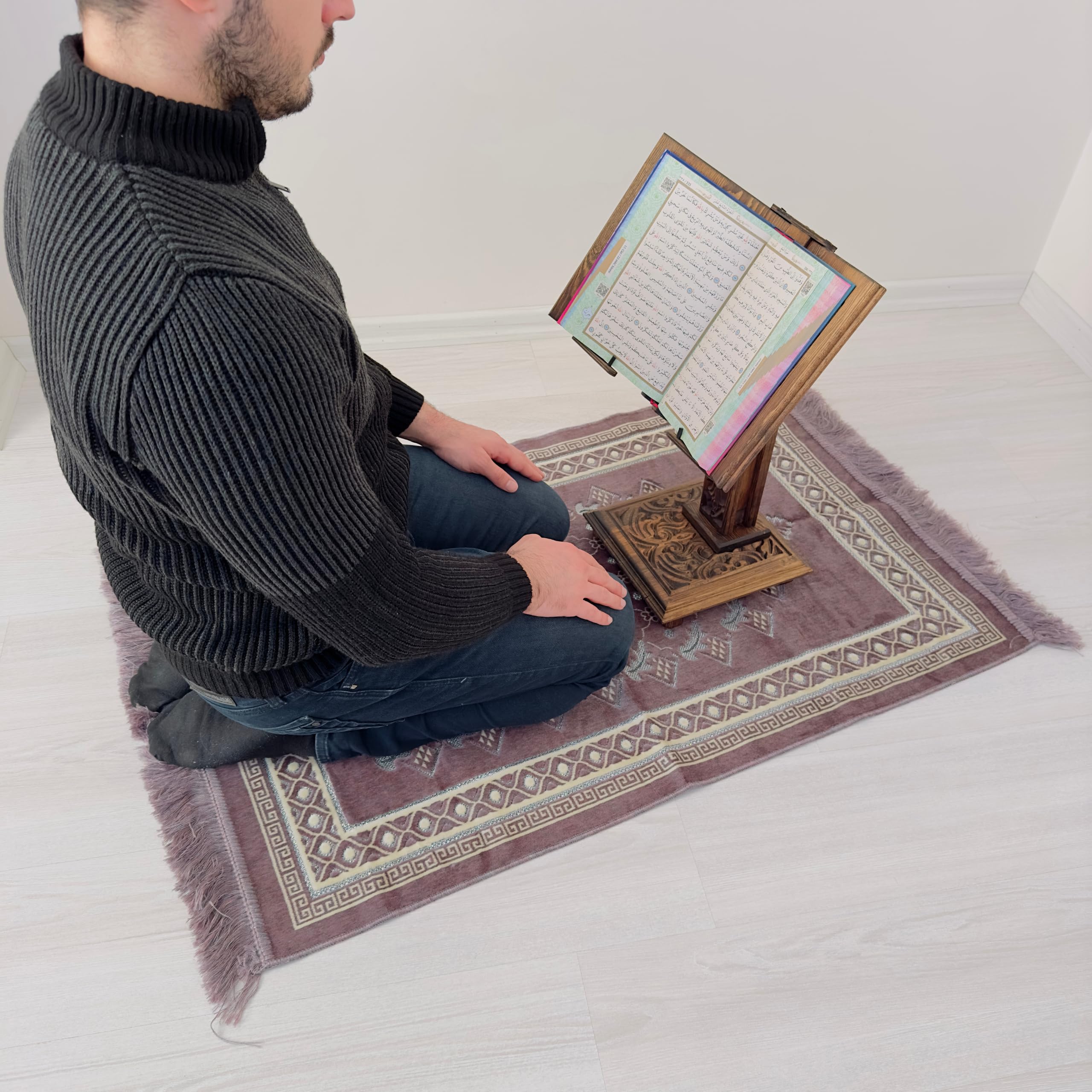 Adjustable Wooden Book Stand For Desktop Reading