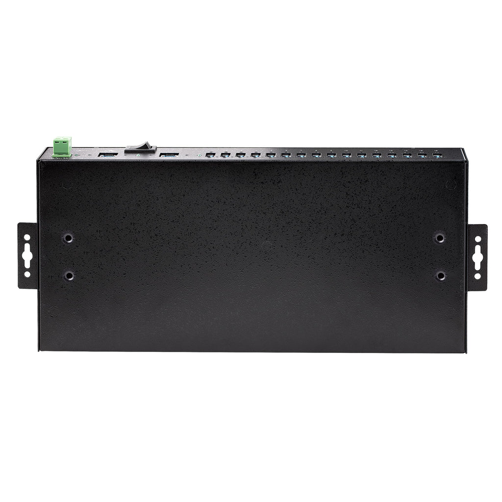 16-Port Industrial USB Hub With Power Adapter